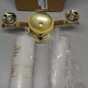 Irenare Unity Candles with Holder for Wedding Ceremony Wedding Decortions Accessories Glass Candle Holder Pillar Candle for Formal Events Church(Elegant)