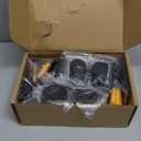 2 Pack Adjustable Dual Side Clamp Brackets for 5-11" Samsung Rear Speaker Wall Mounts, Heavy-Duty Speaker Mounts for Samsung HW-Q990D/Q990F/Q990C/Q930C Surround Sound, Hold Up to 55Lbs, WR Cable Ties