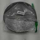 Cockatoo Faux Leather Round Tray, Decorative Coffee Tray for Ottoman, Living Room & Modern Home Decor (Large/11'', Olivine)