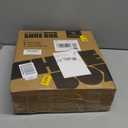 SEE SPRING 12 Pack Shoe Storage Box, Clear Plastic Stackable Shoe Organizer for Closet, Space Saving Foldable Shoe Rack Sneaker Container Bin Holder (Large Fit Size 9)