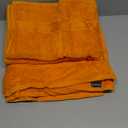 Belizzi Home Cotton 2 Pack Oversized Bath Towel Set 28x55 inches, Large Bath Towels, Ultra Absorbant Compact Quickdry & Lightweight Towel, Ideal for Gym Travel Camp Pool - Orange