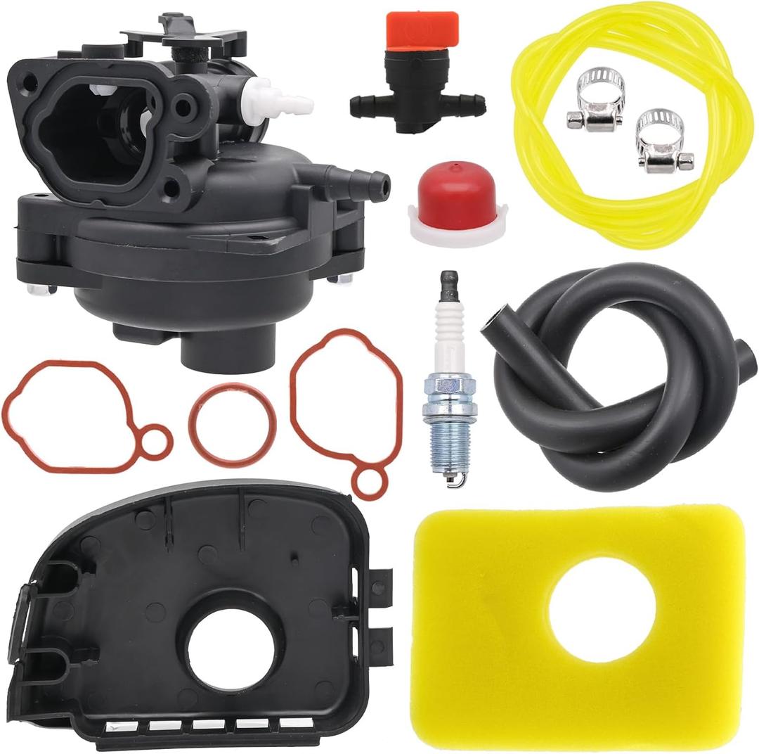 799583 593261 Carburetor Kits for B&S 595656 591979 591160 08P502 8P502 09P602 9P602 300E 450E 500E 550EX Series Engines with 799579 Filter 595660 Cover