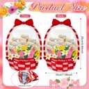 2 x Hsei 50 Pcs Mothers Day Zipper Bags Treat Bags Resealable Happy Mother's Day Plastic Clear Sealing Pouches with Handle for Moms Party Goodie Candy Cookie Gift Supplies