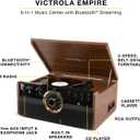 Victrola Empire - Wood 6-in-1 Bluetooth Record Player - Walnut