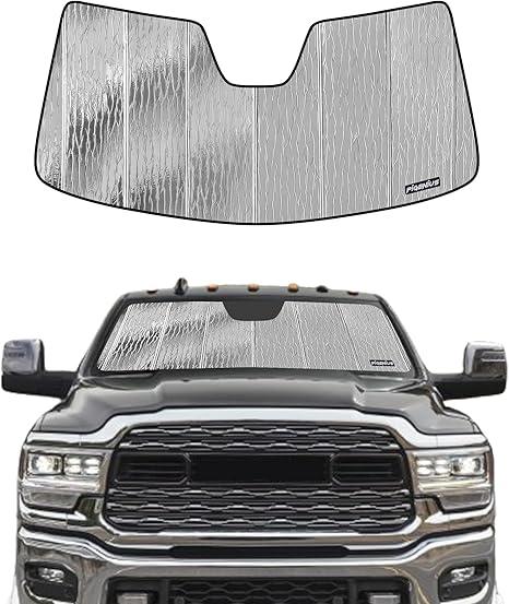 Windshield Sun Shade for Ram 2500/3500/4500/5500 2019-2025 with 5 inch Wide Sensor - AstraGuard