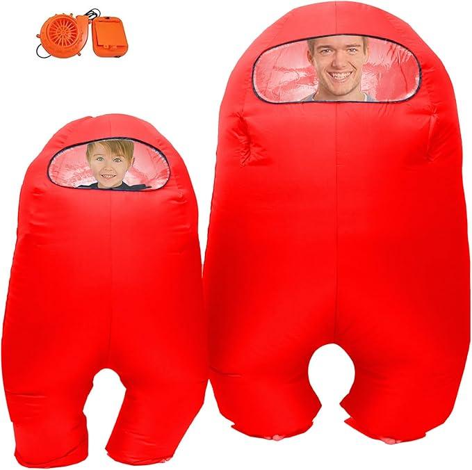 FANFX Inflatable Astronaut space Costume Inflatable costume Full Body Suit Halloween Cosplay Costumes (Adult)