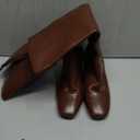 Knee High Boots for Women Chunky Low Heel Fashion Round Toe Tall Boots, Size 7.5