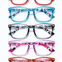 CCVOO Reading Glasses for Women/Men, Eyeglasses, Blue Light Readers for Women/Men, Computer Eye Glasses, Cheaters, Color: B2 Mix, +1.25
