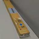 DEZ FURNISHINGS Cordless 1" Light Filtering Pleated Shade, Fabric, 35"W x 64"H, Ecru