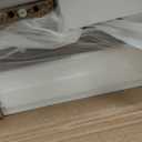 31.5" W Shoe Cabinet Storage for Entryway with 2 Flip Drawers, Shoe Cabinet with Slatted Panel, Hidden Shoe Rack Freestanding Slim Shoes Organizer for Hallway, Entrance, Walnut