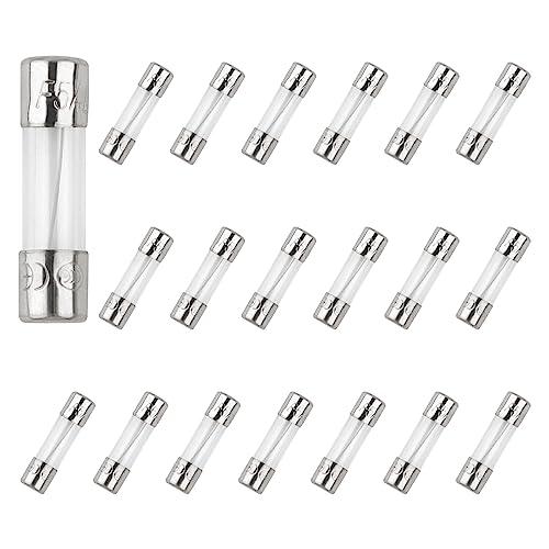 Tiooka 5×20mm 7A Fast-Blow Glass Fuse 250V 7 Amp Fuse F7AL250V 40PCS Automotive Fuses Assortment Kit Cartridge Fuse