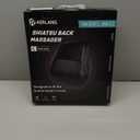 AERLANG Cordless Neck and Back Massager with Heat, 3D Shiatsu Kneading Pillow, 4 Massage Nodes & Bi-Directional Deep Tissue Massage for Neck/Shoulders/Back, Ideal Gift for Women & Men (Black)