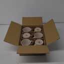 famiware Coffee Mugs Set of 6, 13 oz Mug Set, Ceramic Cup Set with Handle for Coffee, Tea, Cocoa, Milk, Constellation Series, Beige