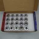 M12x1.25 Lug Nuts with Mag Flat Seat 20 pcs 13/16" 21mm Hex 1.5in Chrome Compatible with Q70 Q45 Q50 G37 I30 350Z 370Z 200SX