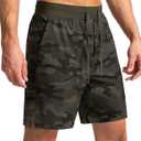 Soothfeel Men's Running Shorts with Zipper Pockets 9"/ 7"/ 5" Lightweight Basketball Gym Workout Athletic Shorts (L)