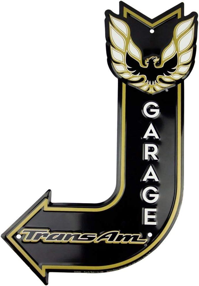 HangTime Trans Am Garage Sign, Vintage TransAm Metal Automotive Wall Art Decor, 11.5 in. x 17.5 in, Man Cave Stuff for Men