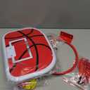 Mini Basketball Hoop Set for Kids Adults, Indoor Play Wall Mount Basketball Hoop for Door with 4 Small Replacement Toddler Basketballs, ABS Backboard Metal Rim Goal Sport Gifts for Pool Game Fun