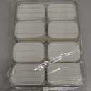 Divided Serving Tray with Lid and Handle - Snackle Box Charcuterie Container for Portable Snack Platters - Clear Organizer for Candy, Fruits, Nuts, Snacks - Perfect for Party, Entertaining (White)