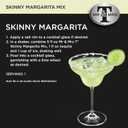 Mr & Mrs T Skinny Margarita Mix, 1 L bottle (Pack of 4), Tangy Lime Blend Flavored Cocktail Mixer, Made with Cane Sugar, Perfect for Traditional Margarita and Mocktail Drinks