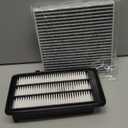 Engine & Cabin Air Filter Kit for Honda CRV 2017-2022 1.5L L4 Only, Civic 2016-2021 1.5L, Replace 172205AAA00, XA10498, 80292TF0G01