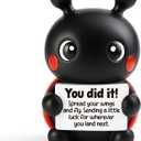 Ladybug Figurine Lucky Charm for Grads New Beginnings Graduate Unique Gift Inspirational Presents Moving Forward Congratulatory Keepsake for Graduation Students 2026