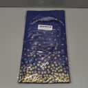 2 Pcs Navy Blue and Gold Plastic Tablecloth for Rectangle Table, 54 108 inches Disposable Gold Dot Dark Blue Party Table Covers for Anniversary, Wedding, Fine Dining, Graduation Party Decoration