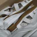 Women's Heels Chunky Heeled Sandals for Women, Summer Block Low Heels Ankle Strappy Square Open Toe Dressy Wedding Womens Sandals. (7.5, Beige 090)