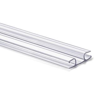 1 Pack Living Hinge for Golf Cart Windshield Piano Drum Shield Cuttable Clear PVC Living Hinge(48 Inch)