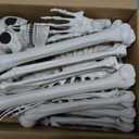 Wocst 5.4Ft/165cm Halloween Skeleton Full Body Life Size Human Bones with Movable Joints for Indoor Outdoor Halloween Props Decorations