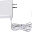 15W Power Adapter Replacement for Echo Pop, Echo Dot (3rd/4th Gen), Echo Dot (3rd/4th Gen) with Clock, Echo Dot 3rd/4th Gen Kids Edition, Echo Show 5, Echo Spot,Fire TV Cube, 5Ft Power Cord (White)
