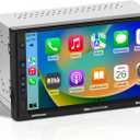 BOSS Audio Systems BVCP9700A Car Stereo - Apple CarPlay, Android Auto, Double Din, 7 Inch Touchscreen, Bluetooth, No CD DVD Player, AM/FM Radio Receiver