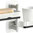 Simple rotatable Multilayer Drain soap Box Bathroom Kitchen Sink Shelf Non-Punching Sponge Shelf Cup Toiletries Shelf