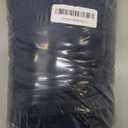 HFCNMY Stretch Velvet Ottoman Cover - Square Washable Slipcover With Elastic Bottom for Storage Footstool in Living Room, Blue, Large