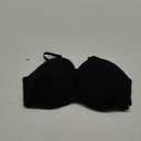 Plusexy Women's Push Up Strapless Bra Thick Padded Underwire Convertible Multiway Bras (36C, Black)