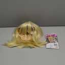 Blonde Wig with Bangs for Women, 12 Inch Straight Short Blonde Bob Wig, Synthetic Colorful Bob Wigs, Natural Looking Heat Resistant Fiber Bob Wig for Girls Daily Party Use,Cosplay Wig (Bob Wig, Blonde Color)