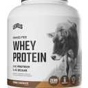 Levels Grass Fed Whey Protein Powder, No Artificials, 24G of Protein, Double Chocolate, 5LB (5 Pound (Pack of 1))