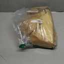 BTTN Yellow Fabric Shower Curtain - Linen Textured Weighted Cloth Shower Curtain Set with 12 Plastic Hooks, Machine Washable, Modern Hotel Luxury, Decorative Neutral Bath Curtains for Bathroom, 72x72