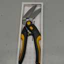 10" Heavy Duty Scissors, Carpet Cutter, Industrial Scissors, Multipurpose, Scissors for Carpet, Cardboard, Leather, Pruning, Gardening, Professional Soft Grip Stainless Steel (Orange)