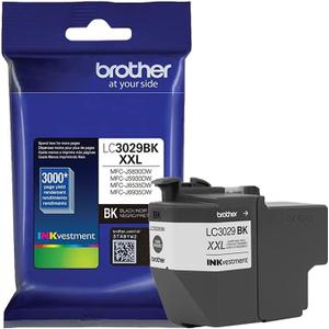 Brother Genuine Super High Yield Black Ink Cartridge, LC3029BK, Replacement Black Ink for Compatible Brother Printers, Page Yield Up to 3000 Pages, Supports Amazon Dash Replenishment