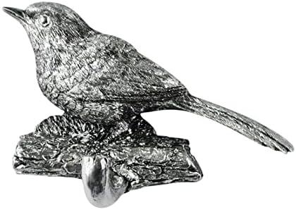 Duiaynke Coat Hooks, with Birds Perched Branch Design, Store and Hang Items or Wall Art Decor Resin Coat Hooks (Style A 13x4.5x8.3cm)