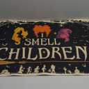 Halloween Witch Door Mat, I Smell Children Halloween Outdoor Welcome Mat, Halloween Doormat, Halloween Mats Outdoor Rug Decor, Black, 17" x 30"