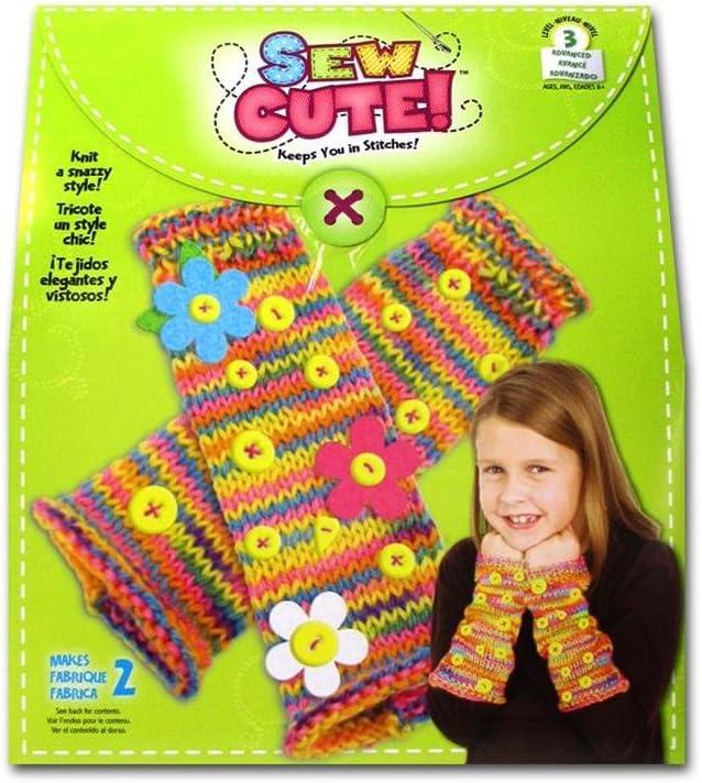 Colorbok Sew Cute Knit Fingerless Gloves Kit
