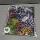 2 x BlissYard Christmas Door Cover 35x71 Inch Festive Horse Head Wreath Pine Cones Berries Holiday Banner Polyester Fabric Door Banner for Unique Home Entryway Equestrian Theme Decor Backdrop