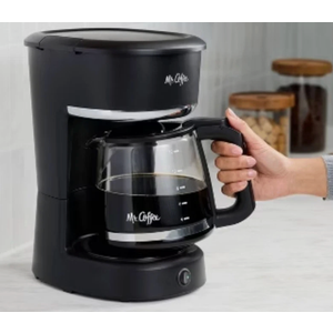 Mr. Coffee 12-Cup Switch Coffee Maker Black: Electric Drip Coffee Machine, 60 oz Capacity, Dishwasher-Safe Parts