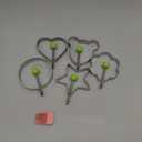 5 Pcs Pancake Molds for Griddle – Stainless Steel Heart Shaped Pancake Mold Set with Ring, Star, Cloud & Mouse Fun Shapes – Fried Egg Molds for Omelettes, Cookie Cutting & Easter Breakfast Preparation