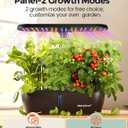 MG-15 Hydroponic Growing System Kits, Smart Indoor Garden with 24W Grow LED Light Full Spectrum, 15 Pods Herb Garden Planter Indoor Gardening for Gifts, Kitchen