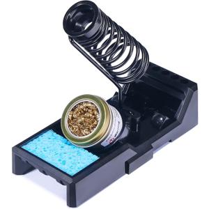 YIHUA X-4 Premium Soldering Iron Holder with Brass Wool, Cleaning Sponge and Solder Tip Slots