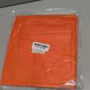 SpaceDresser Basic Rod Pocket Sheer Voile Window Curtain Panels Jaffa Orange 1 Pair 2 Panels 52 Width 84 Inch Long for Kitchen Bedroom Children Living Room Yard(Jaffa Orange,52 W x 84 L)