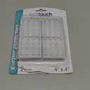 SoftTouch 4688395N 3/8" & 5/8" Self-Stick Furniture Anti-Dent Carpet Protector 4 Inch Square 2-Pack Bundle