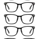 CCVOO Reading Glasses for Women/Men, Eyeglasses, Blue Light Readers for Women/Men, Computer Eye Glasses, Cheaters, +5.0